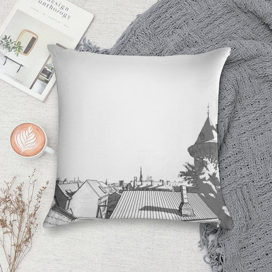 Hometown#1 Soft Decorative Cover Throw Pillow