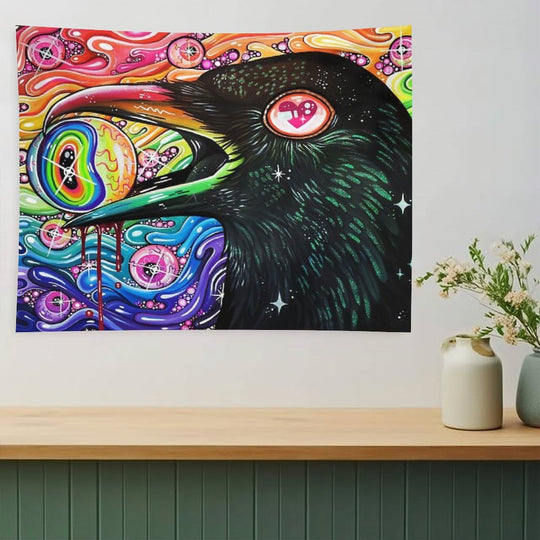 GlitterCrow Tapestry