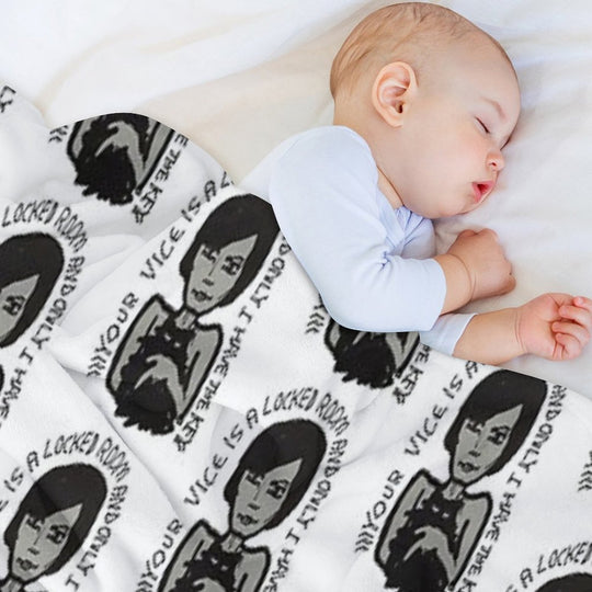 YOUR VICE IS A LOCKED ROOM AND ONLY I HAVE THE KEY Compact Throw Blanket