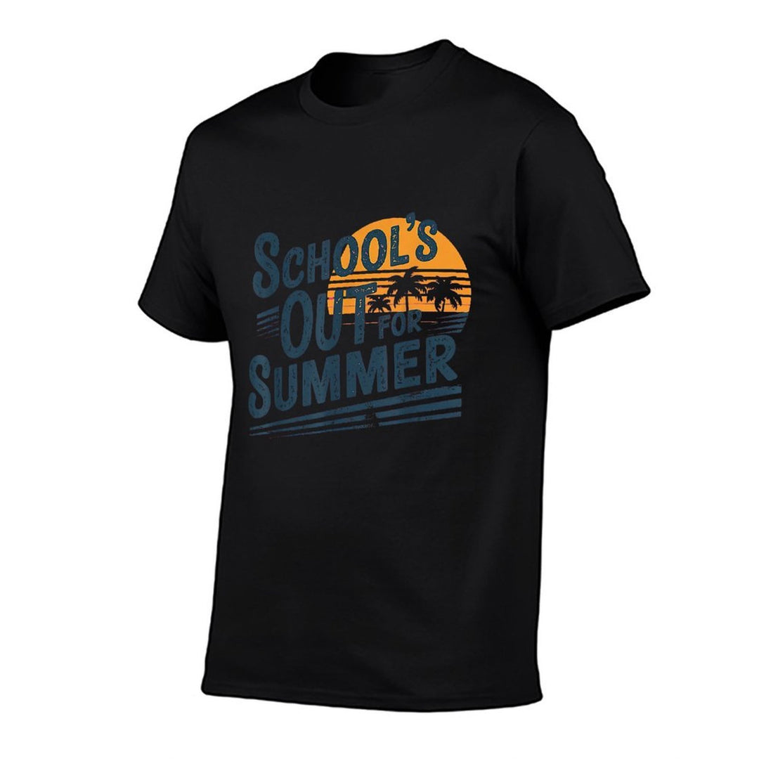 Schools Out For Summer Teacher Boy Kids Last Day of School  Stretchy T-Shirt
