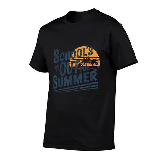 Schools Out For Summer Teacher Boy Kids Last Day of School  Stretchy T-Shirt