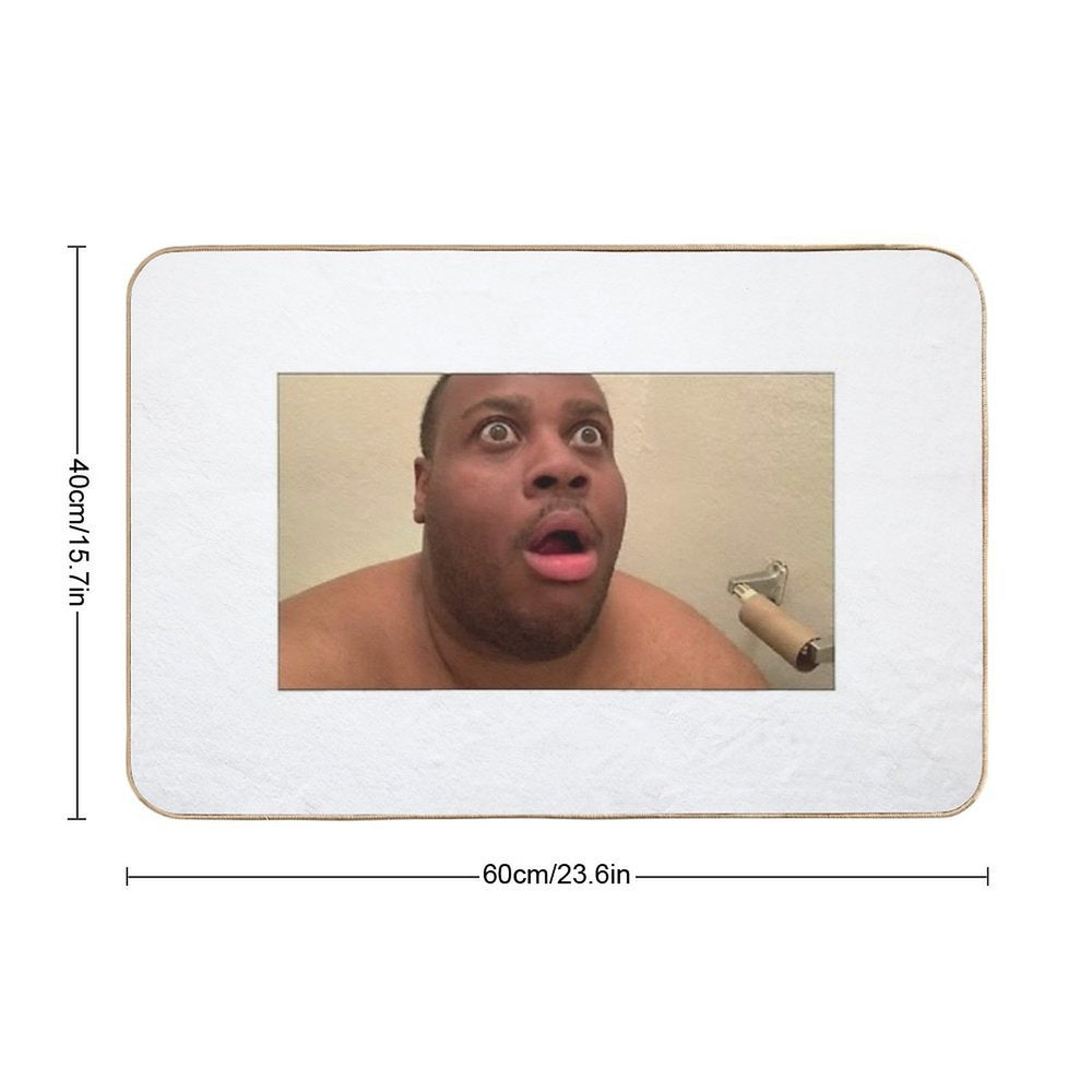EDP445 Meme  Fade-Resistant Bath Mat