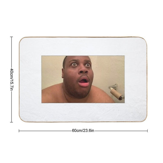 EDP445 Meme  Fade-Resistant Bath Mat