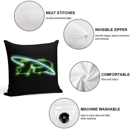 Danny Phantom Logo Art Soft Gift Ready Throw Pillow