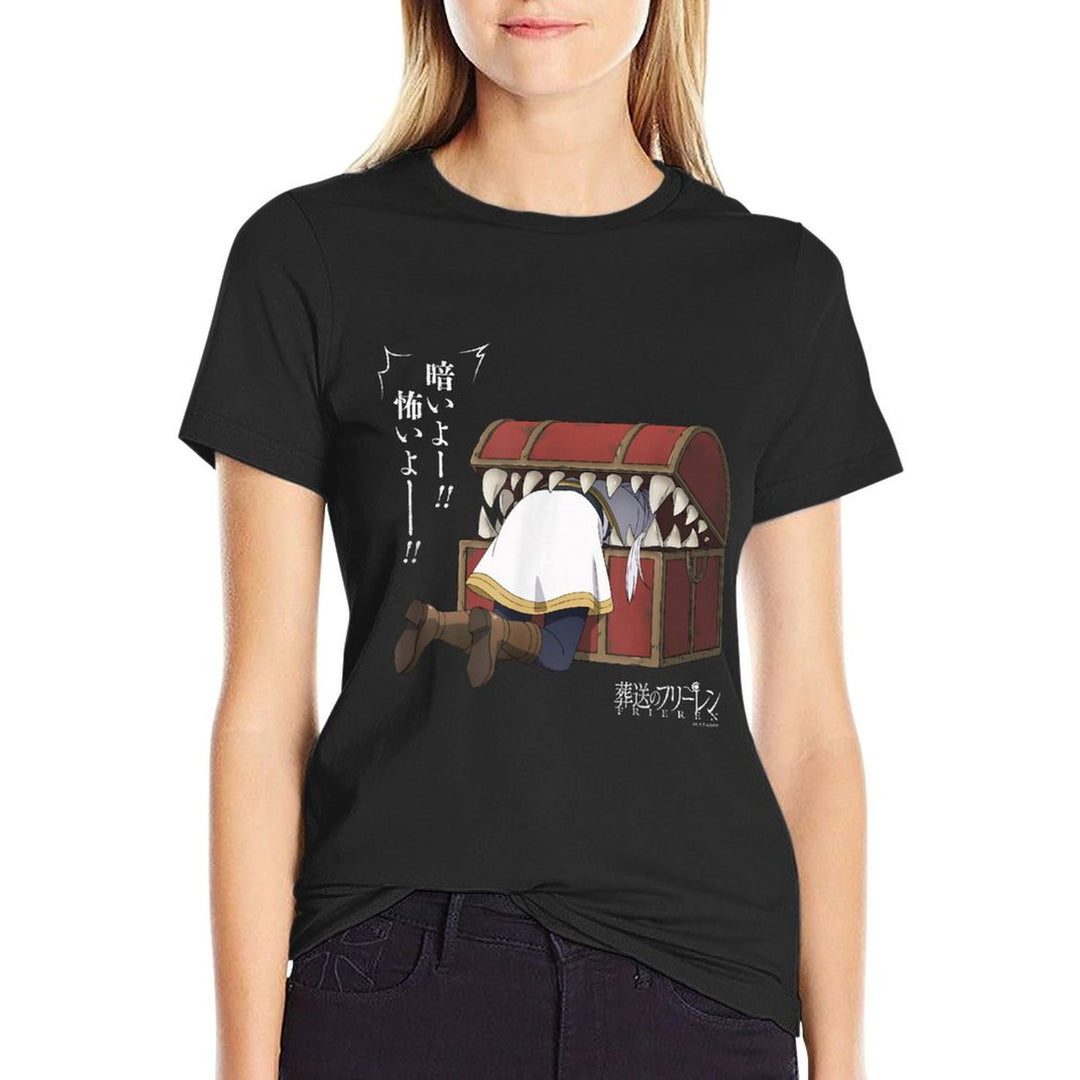 Frieren Beyond Journeys End Frieren Eaten by A Mimic Anime  Moisture-wicking T-Shirt