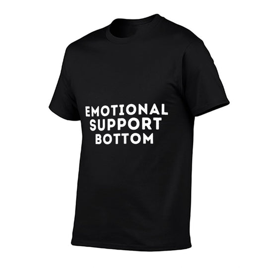 Emotional Support Bottom - Funny Saying Gay Pride LGBTQ+ Gay  Vintage-inspired T-Shirt
