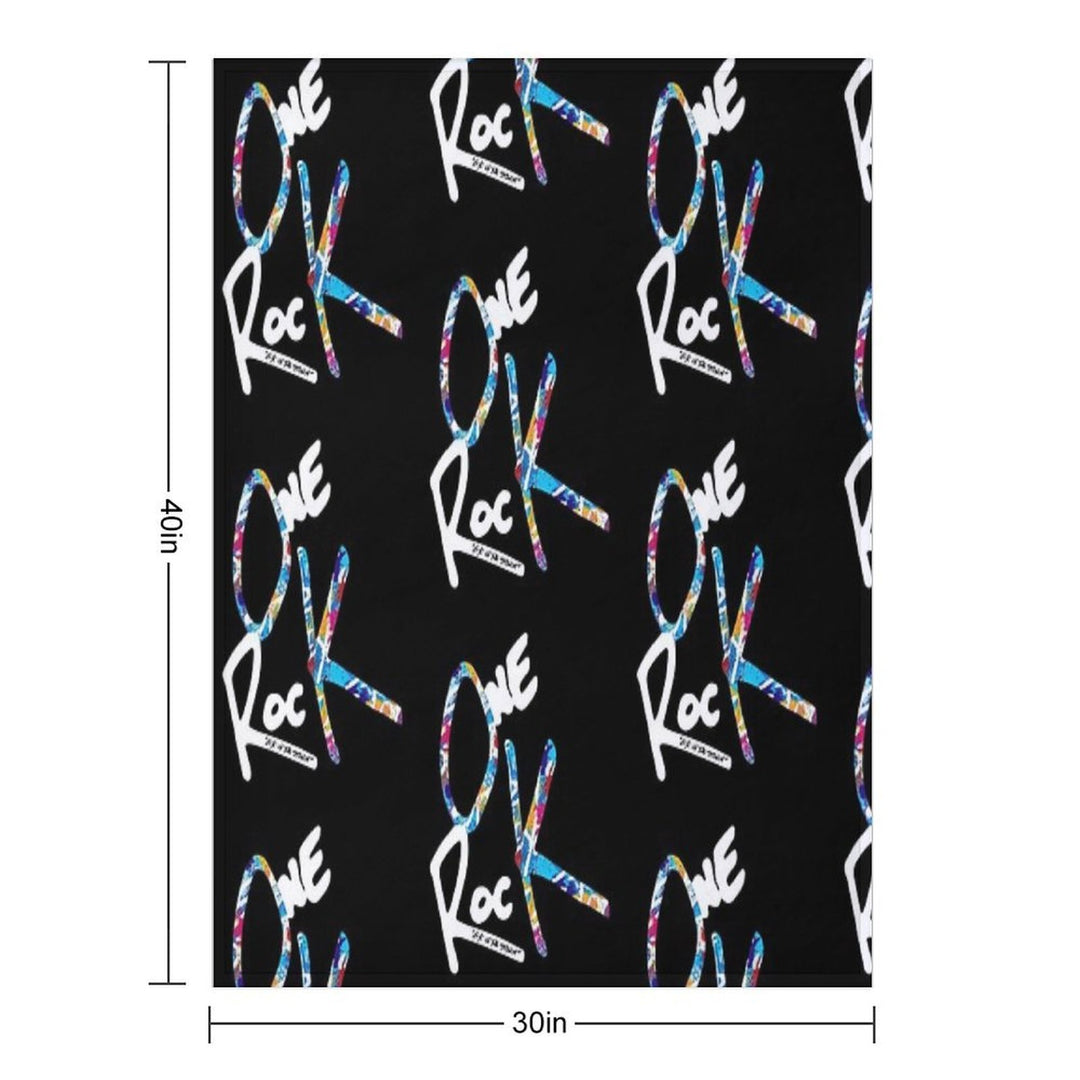 One OK Rock Eye of The Storm White Machine-washable Throw Blanket