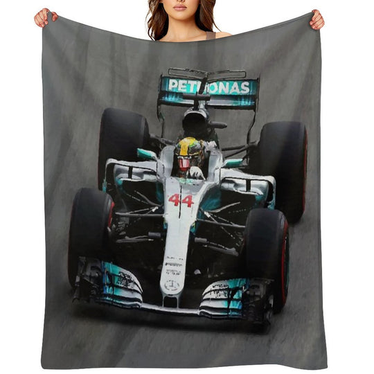 Lewis Hamilton 44 - F1 2024 All-season Throw Blanket