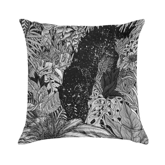 The Jungle at Night Soft Fade-Resistant Throw Pillow
