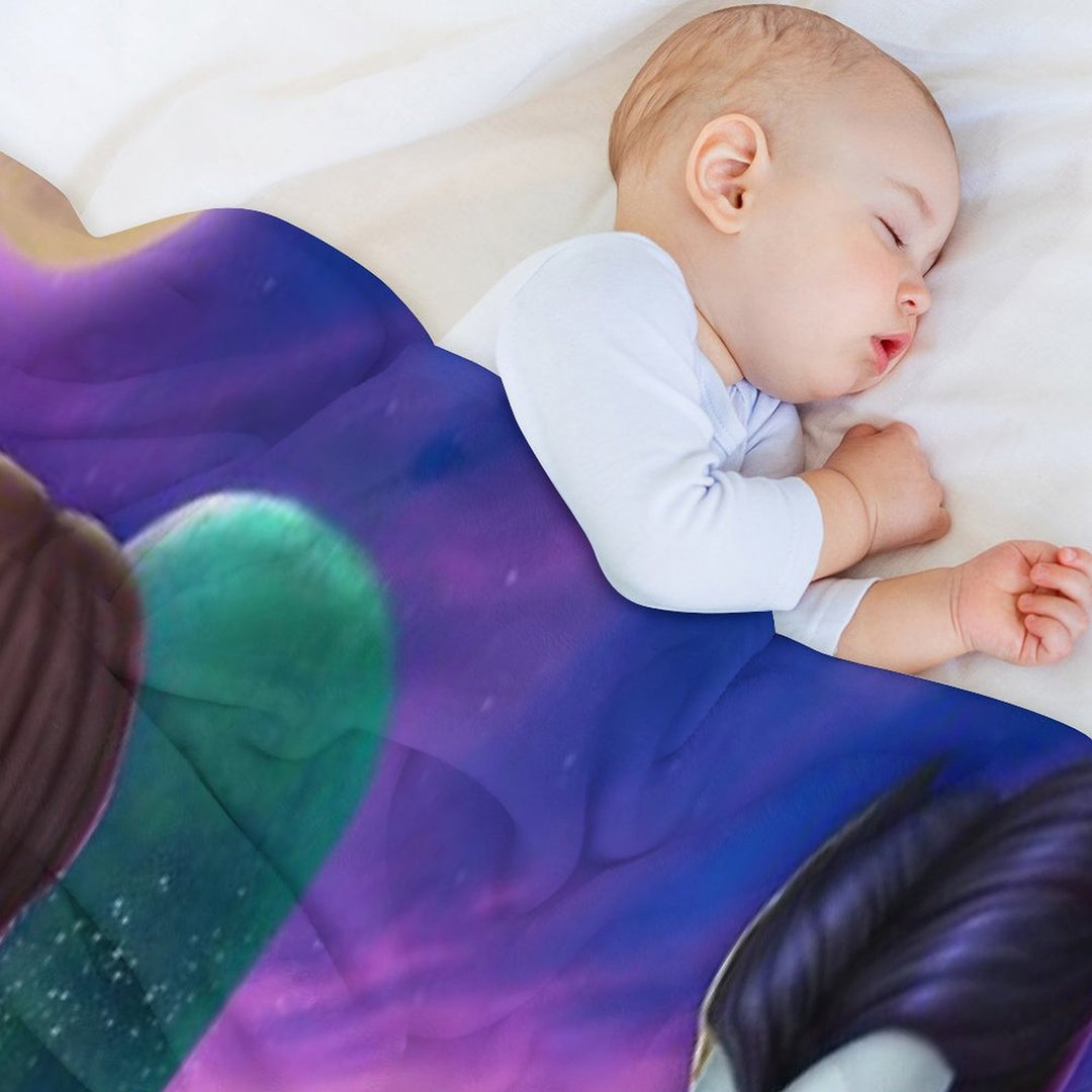 Super Monsters Travel-friendly Throw Blanket