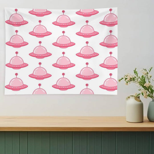 Just A Pink Plane Tapestry