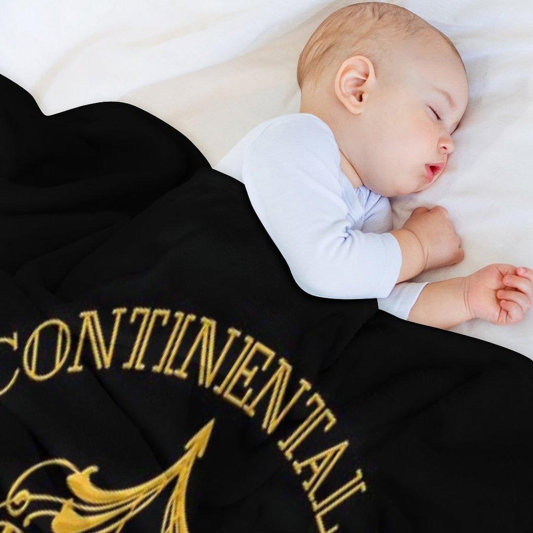 The Continental Hotel Plush Throw Blanket