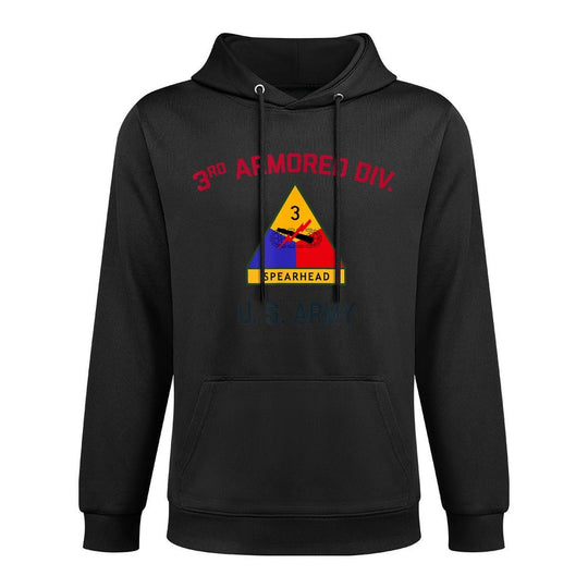 US Army 3rd Armored Division Spearhead  WW2 Vintage Tank All-Day Comfort Hoodie