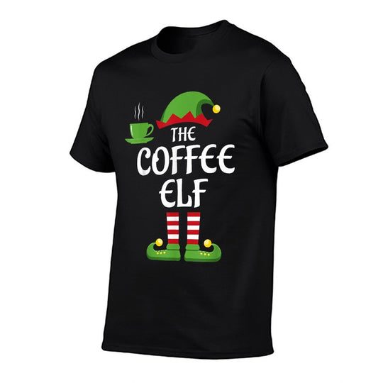 Coffee Elf Family Matching Group Christmas  Vintage-inspired T-Shirt
