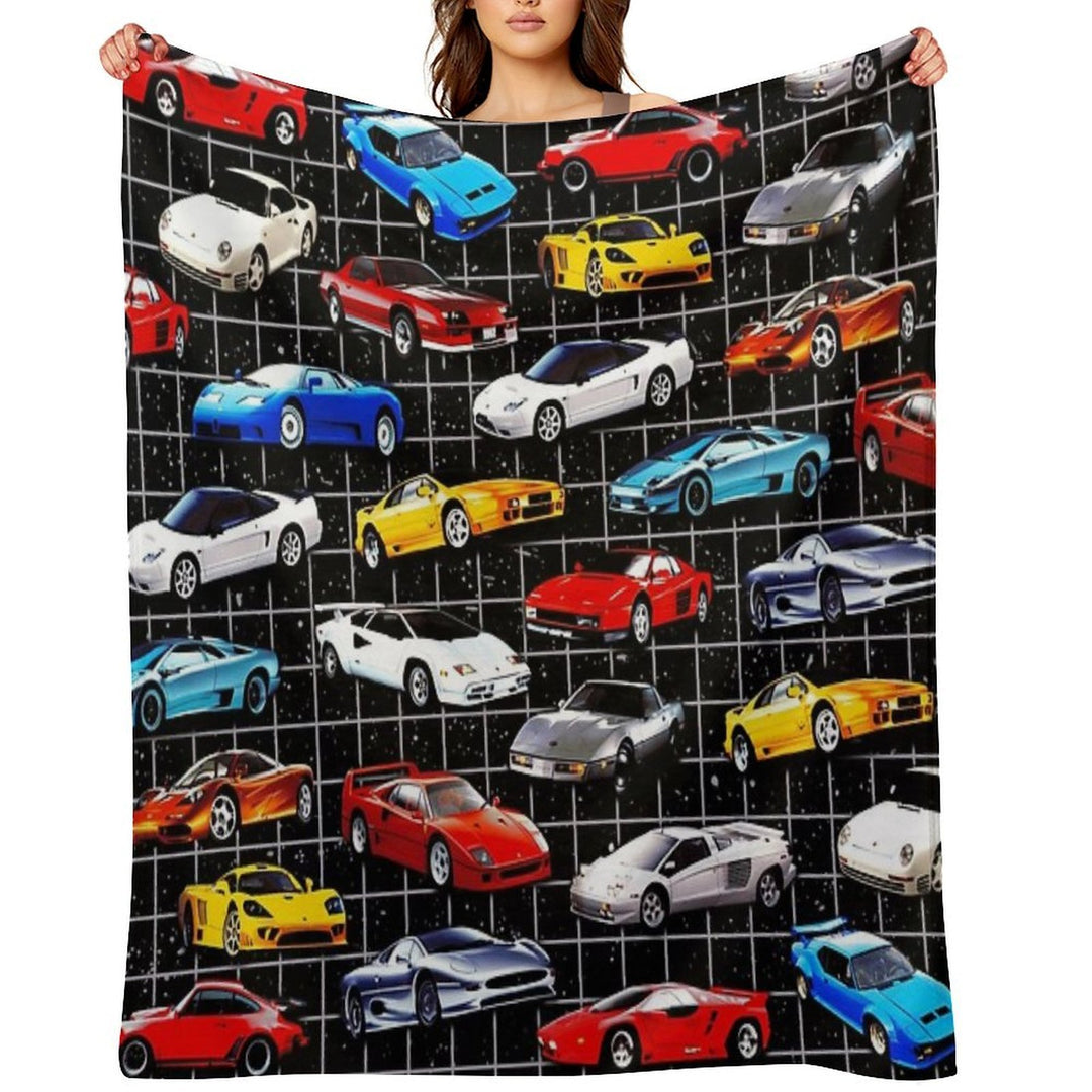 Dream Cars All-season Throw Blanket