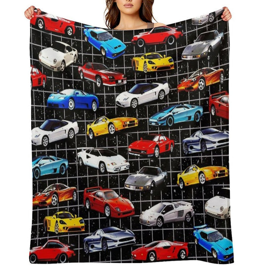 Dream Cars All-season Throw Blanket