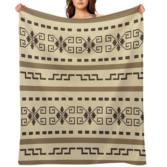 The Dude's Cardigan Pattern - The Big Lebowski Machine-washable Throw Blanket