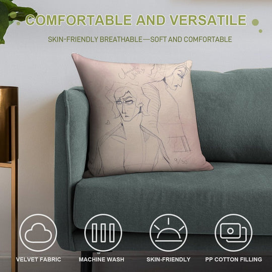 Tantrum Man — A Case Study Soft Bedroom Essential Throw Pillow