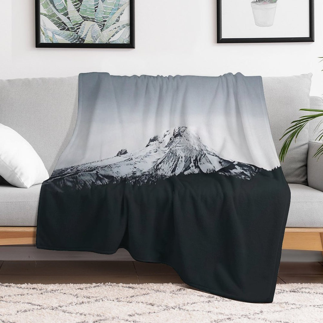 Mt. Hood Oregon Anti-pilling Throw Blanket