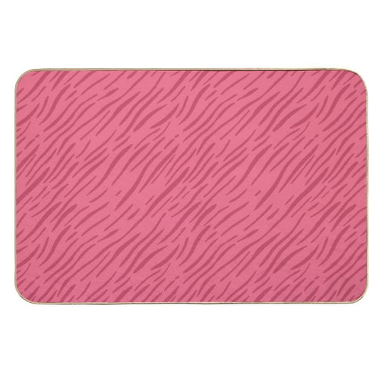 Wavy Stripes - Wavy Stripe Pattern  Eco-Friendly Bath Mat