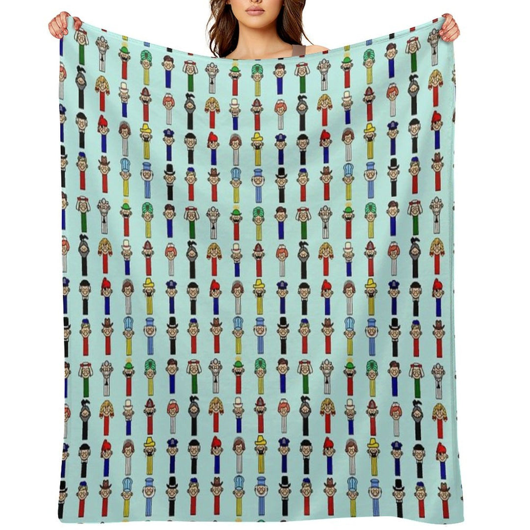 Pal Pattern Durable Throw Blanket