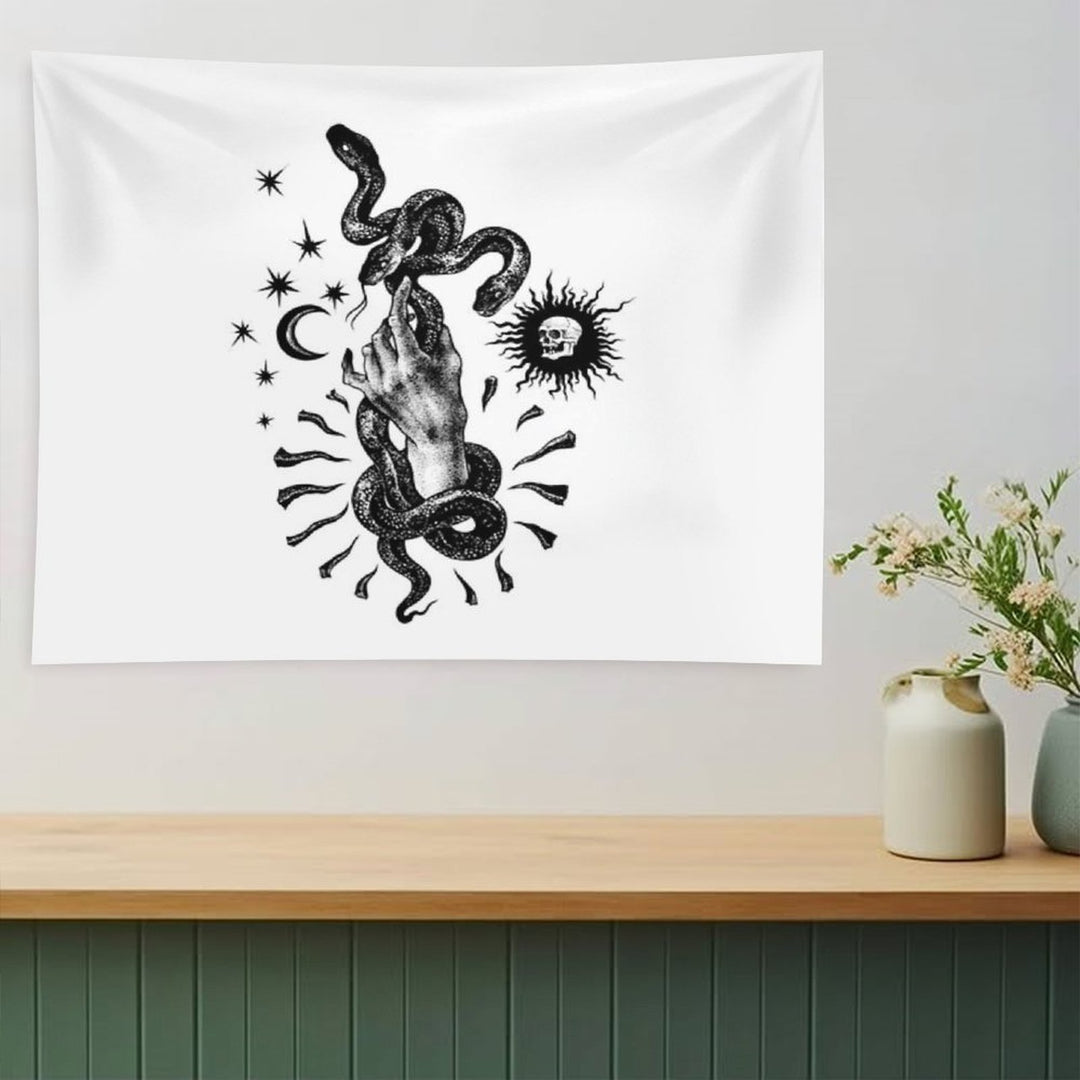 Martial Snake Tapestry