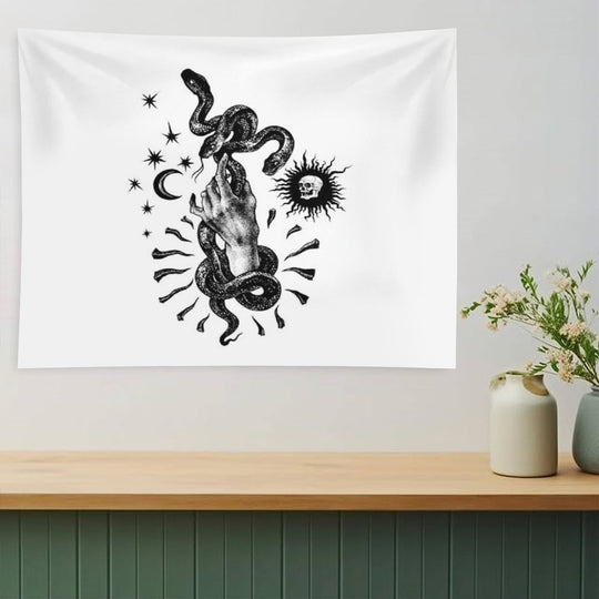 Martial Snake Tapestry