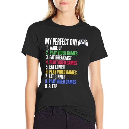 Funny Video Games Lover Graphic for Women And Men Gaming  Heathered Texture T-Shirt