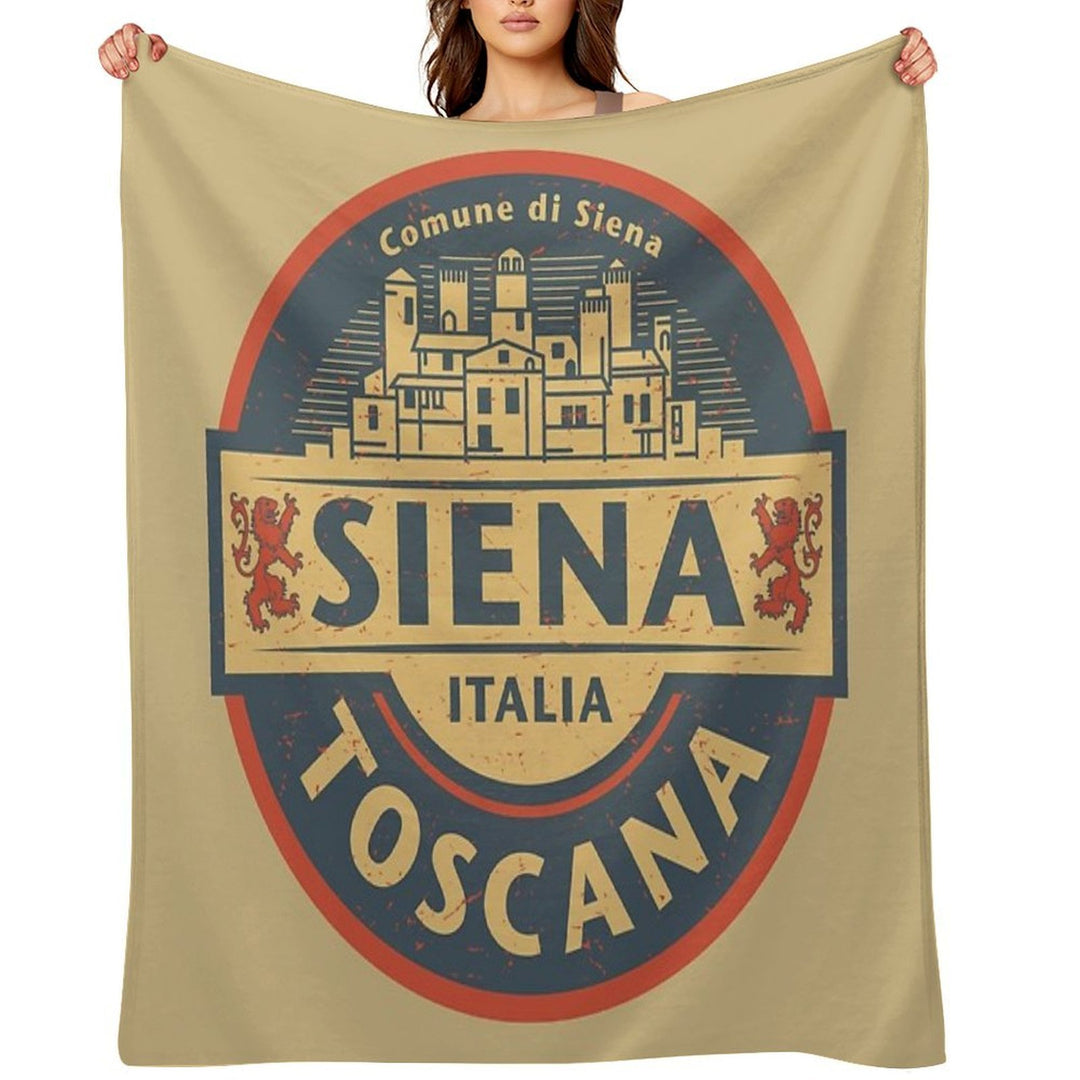 Siena, Tuscany, Italy Shrink-resistant Throw Blanket