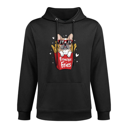 Frenchie Fries French Bulldog Pilling-Resistant Hoodie