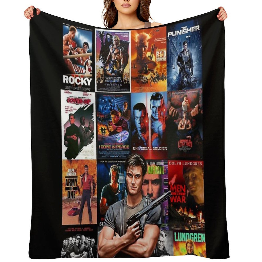 Cinema of Dolph Compact Throw Blanket