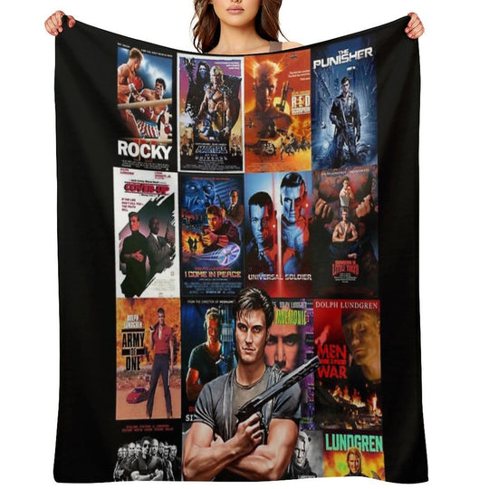 Cinema of Dolph Compact Throw Blanket