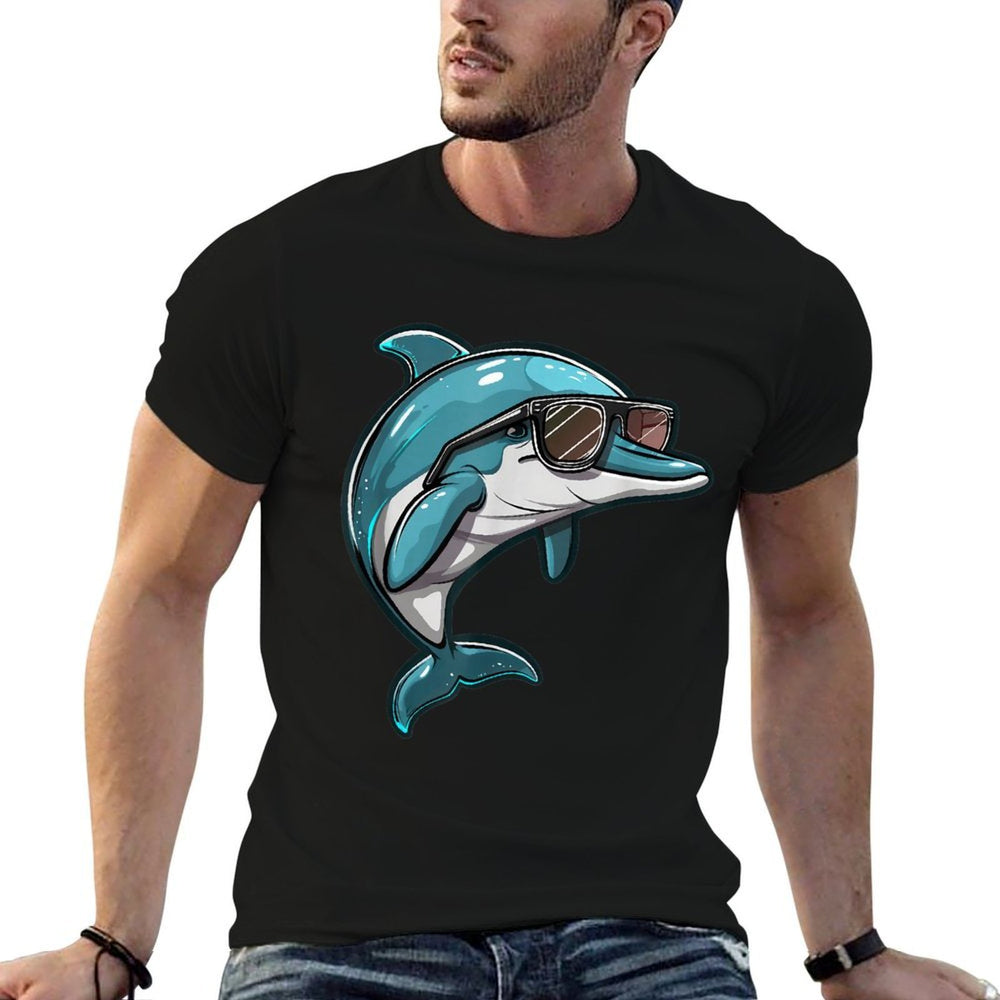 Dolphin Sunglasses  Wrinkle-resistant T-Shirt