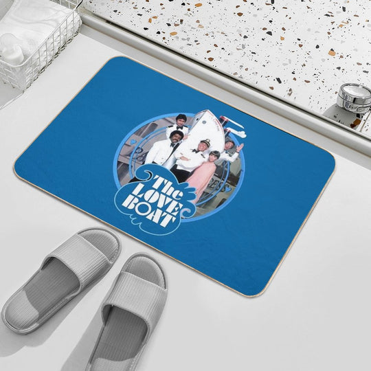 The Love Boat Pacific Princess 70s Retro Cast Tribute  Eco-Friendly Bath Mat