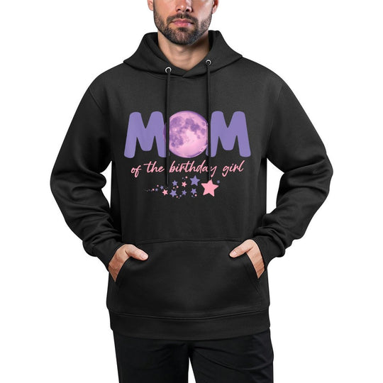 Two The Moon Mom Of The Birthday Girl Astronaut Family Party Layering Staple Hoodie