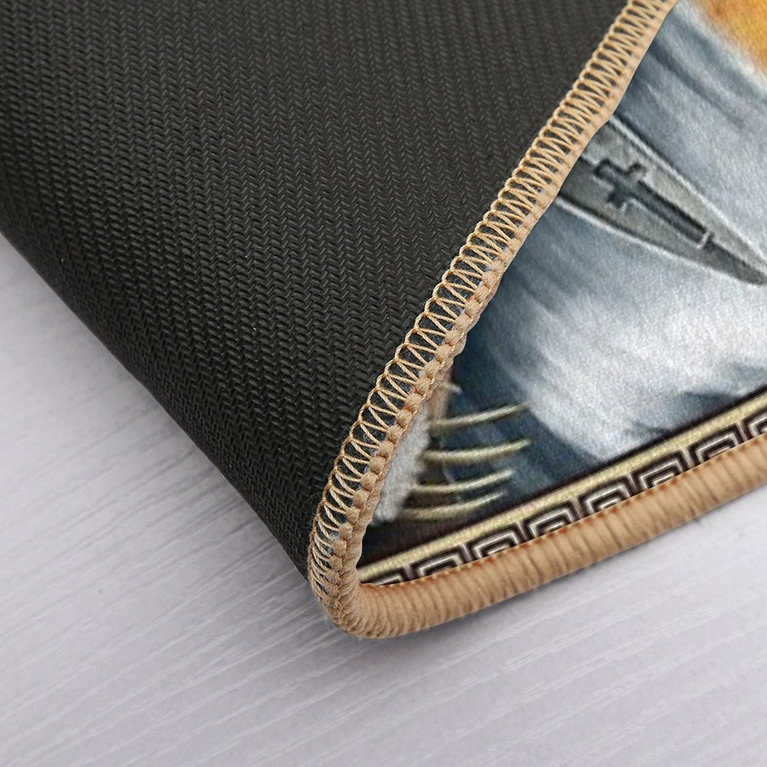 Harrek And Jar-Eel by Mike Perry  Pet-Safe Bath Mat