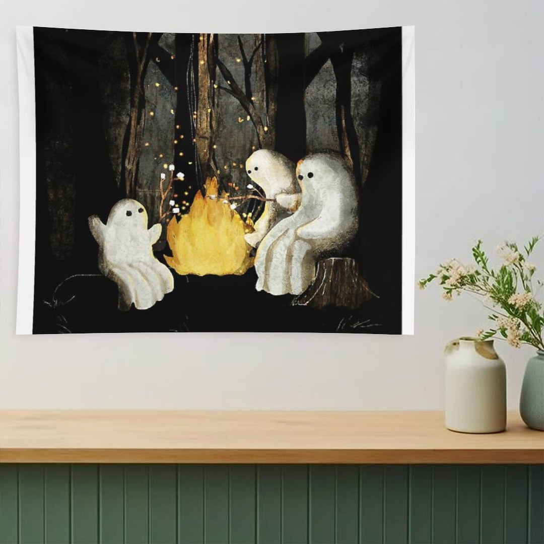 Marshmallows And Ghost Stories Tapestry