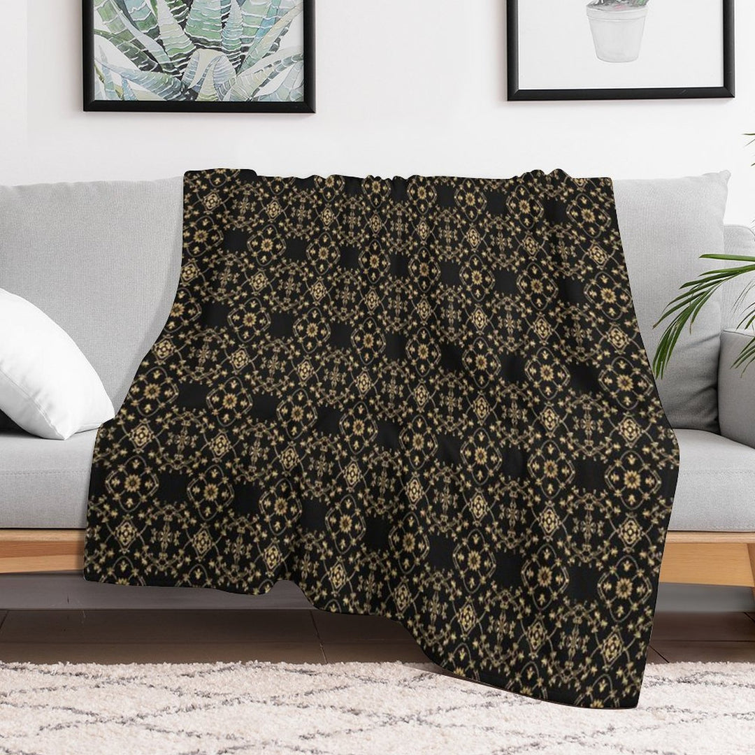 Luxury Seamless Pattern, Gift  And Clothing, Unique Design Velvety-soft Throw Blanket