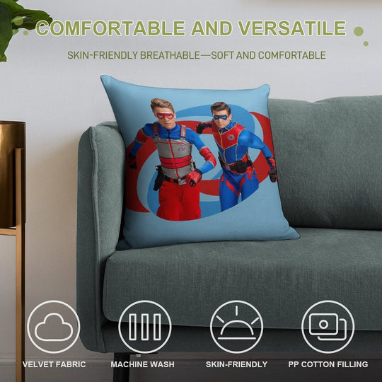 Henry Danger - Action Logo Soft High-Density Material Throw Pillow