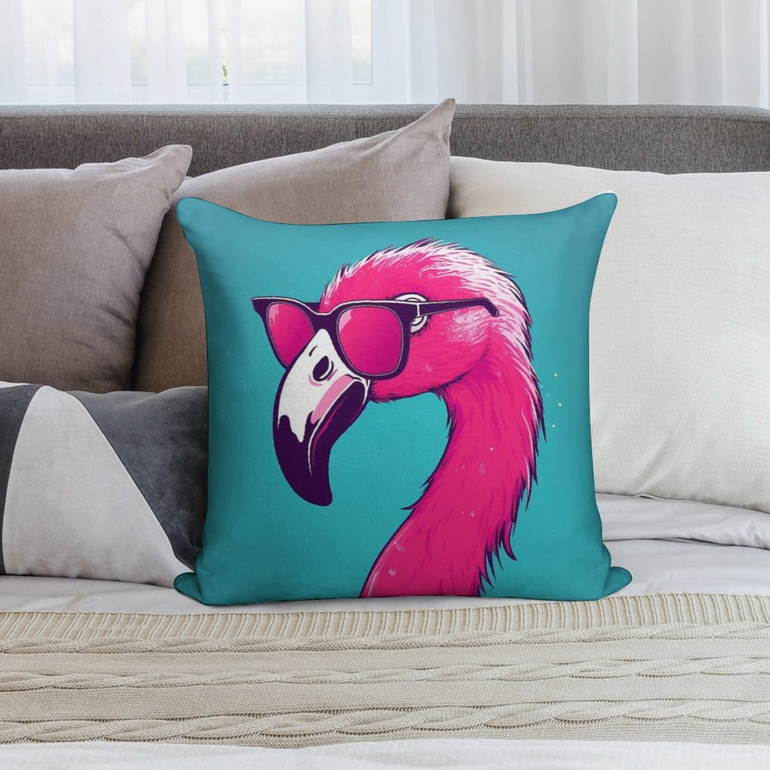 Hot Pink Flamingo Soft Multiple Sizes Throw Pillow