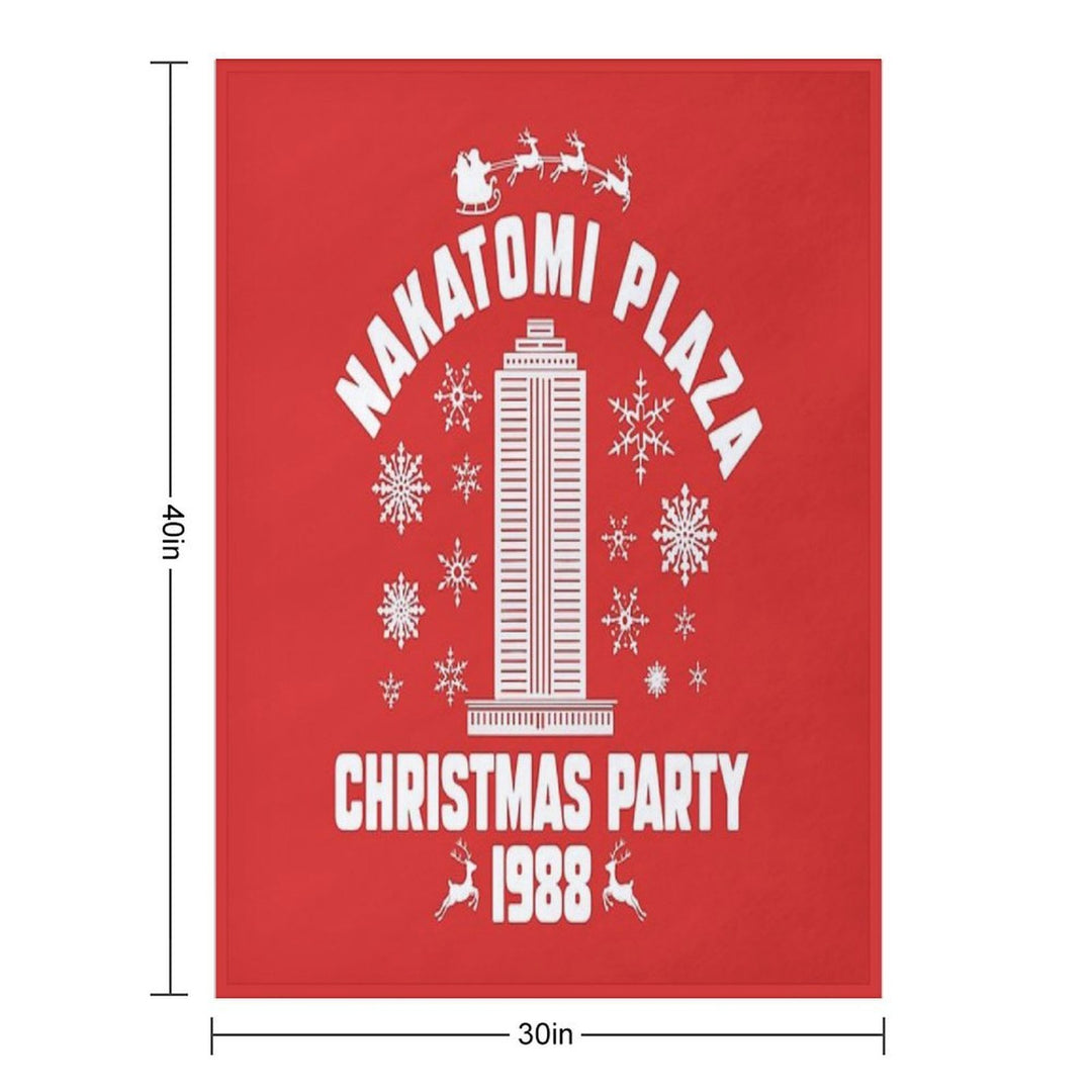 Nakatomi Plaza Shrink-resistant Throw Blanket