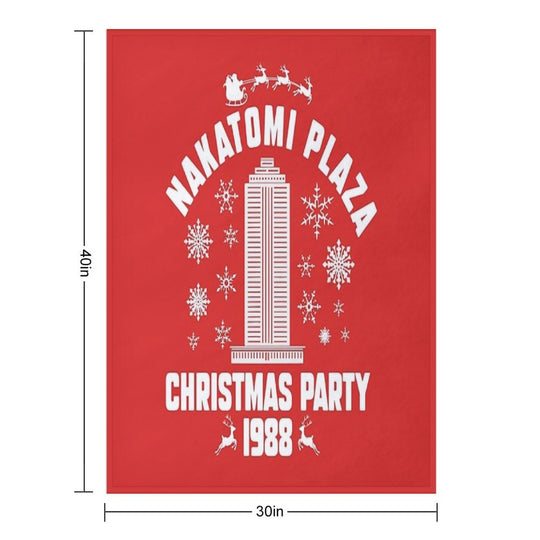 Nakatomi Plaza Shrink-resistant Throw Blanket
