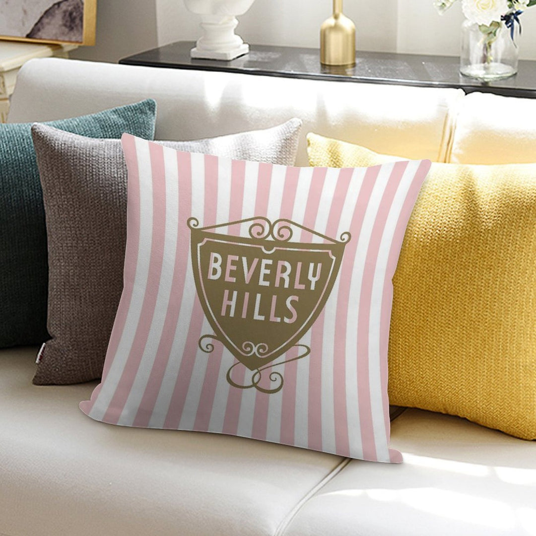 Beverly Hills Shield Soft Durable Construction Throw Pillow