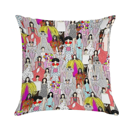 Bjork-A-thon Soft Washable Throw Pillow