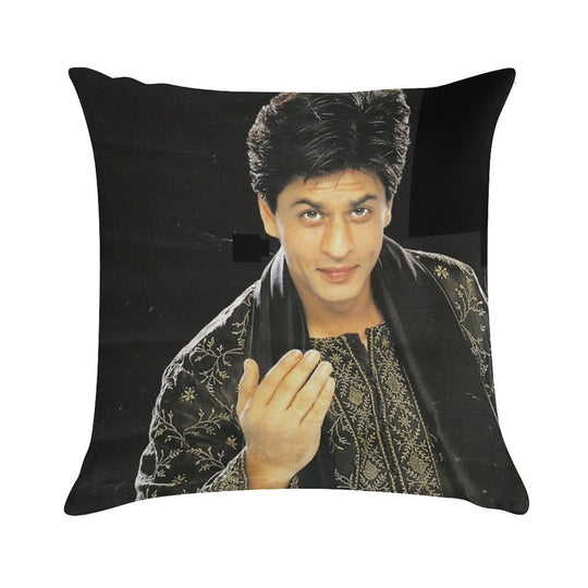 Shahrukh Khan Young Soft Skin-Friendly Throw Pillow