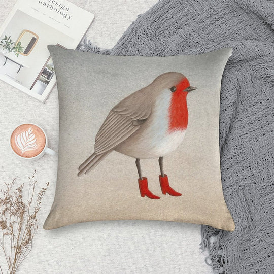 Robin Soft Luxury Feel Throw Pillow