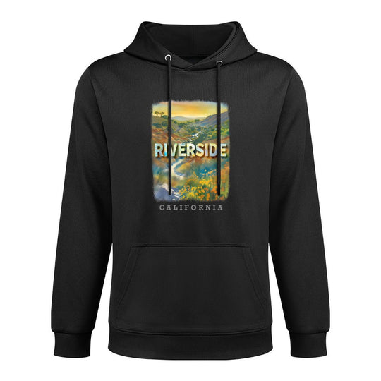 Riverside California CA Natural Landscapes SD425 Colorfast Hoodie