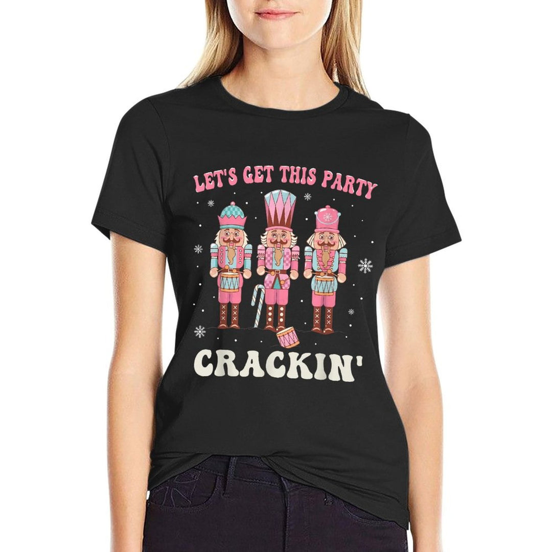 Lets Get This Party Crackin Nutcracker Pajamas Girl Kid  Eco-friendly Material T-Shirt
