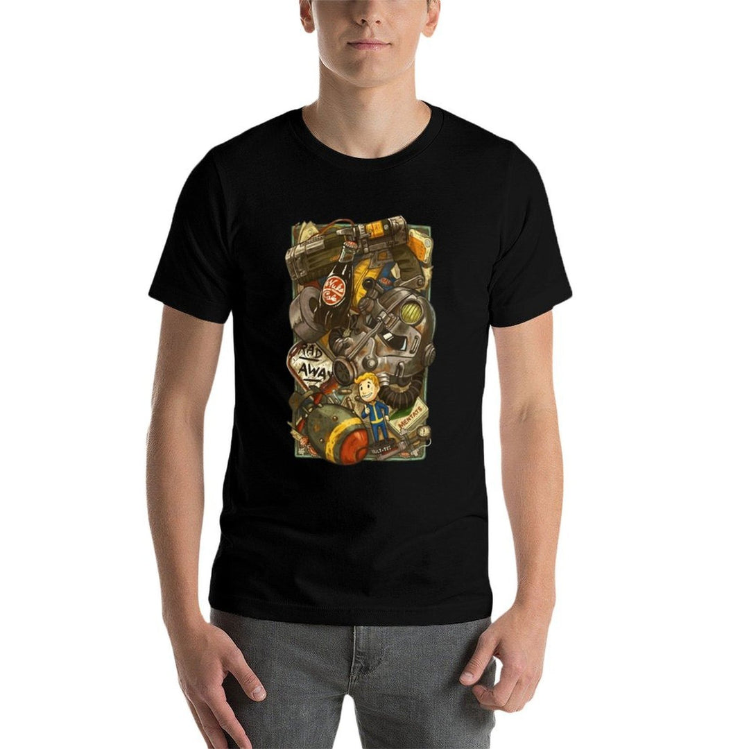 Wasteland Cache  Oversized Silhouette T-Shirt