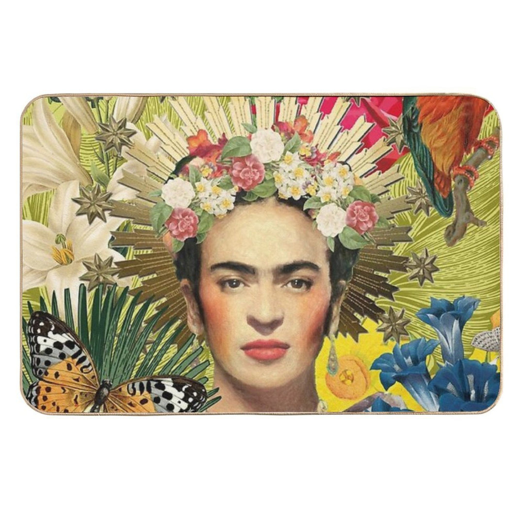 Frida Kahlo Corona  Multi-Purpose Bath Mat